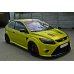 Накладка сплиттер на передний бампер вариант 2 на Ford Focus II RS рестайл